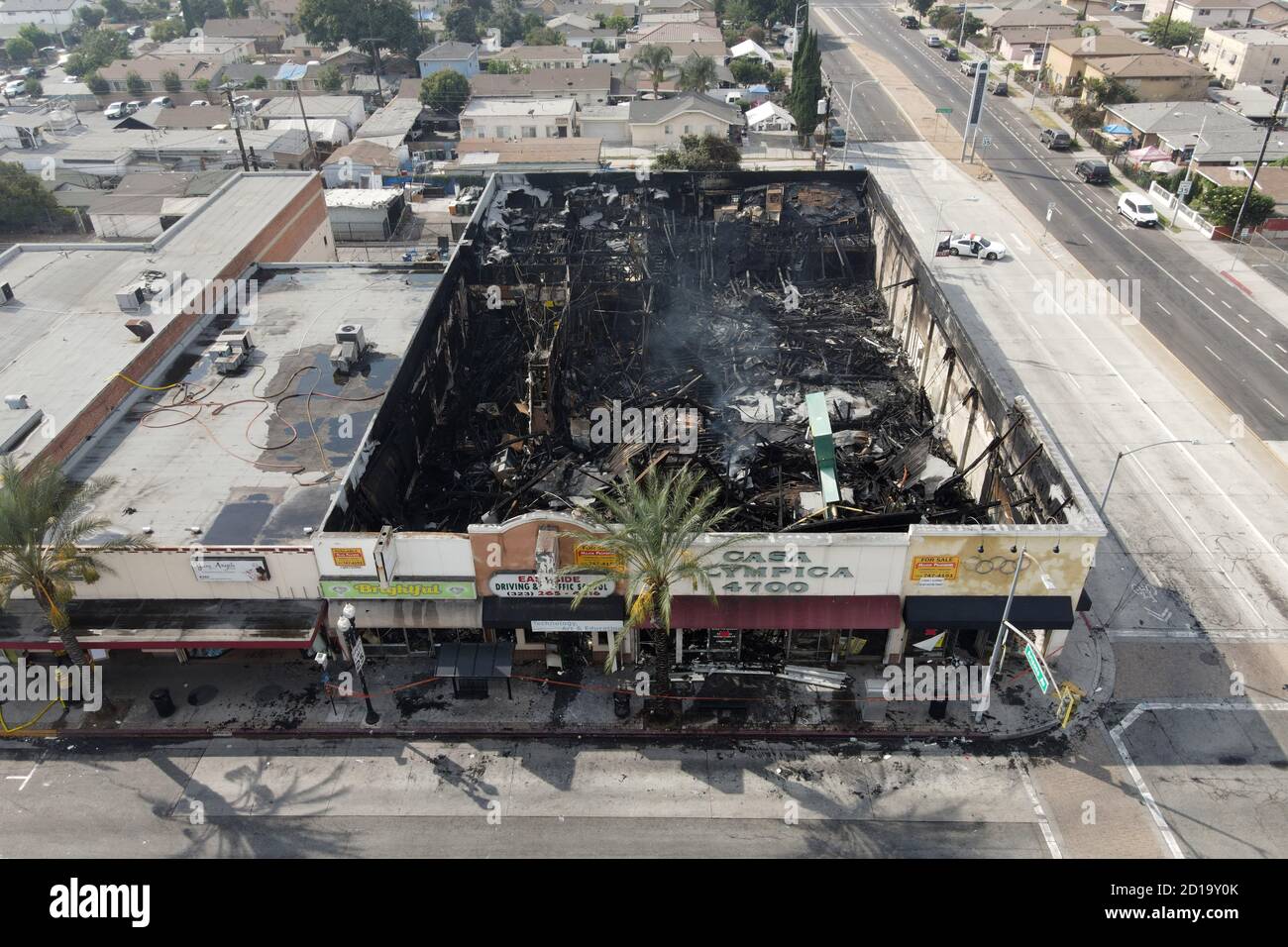 Los Angeles, United States. 05th Oct, 2020. A general view of the site ...