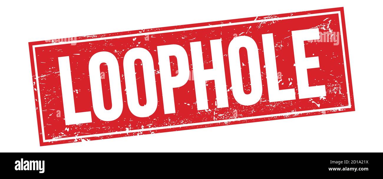 Loophole stamp hi-res stock photography and images - Alamy