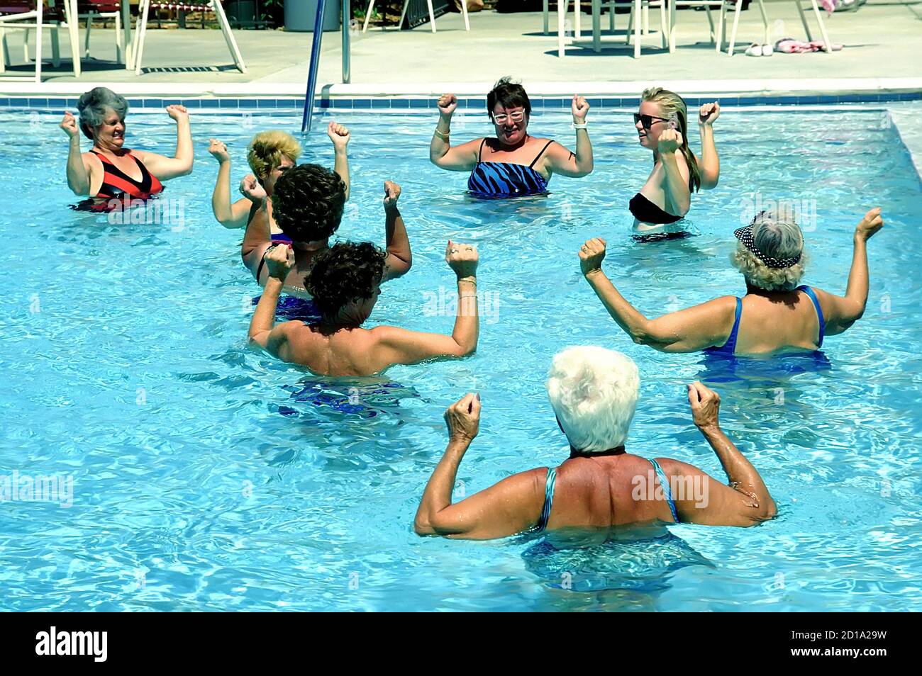 Water aerobics is a great form of exercise for senior citizens because