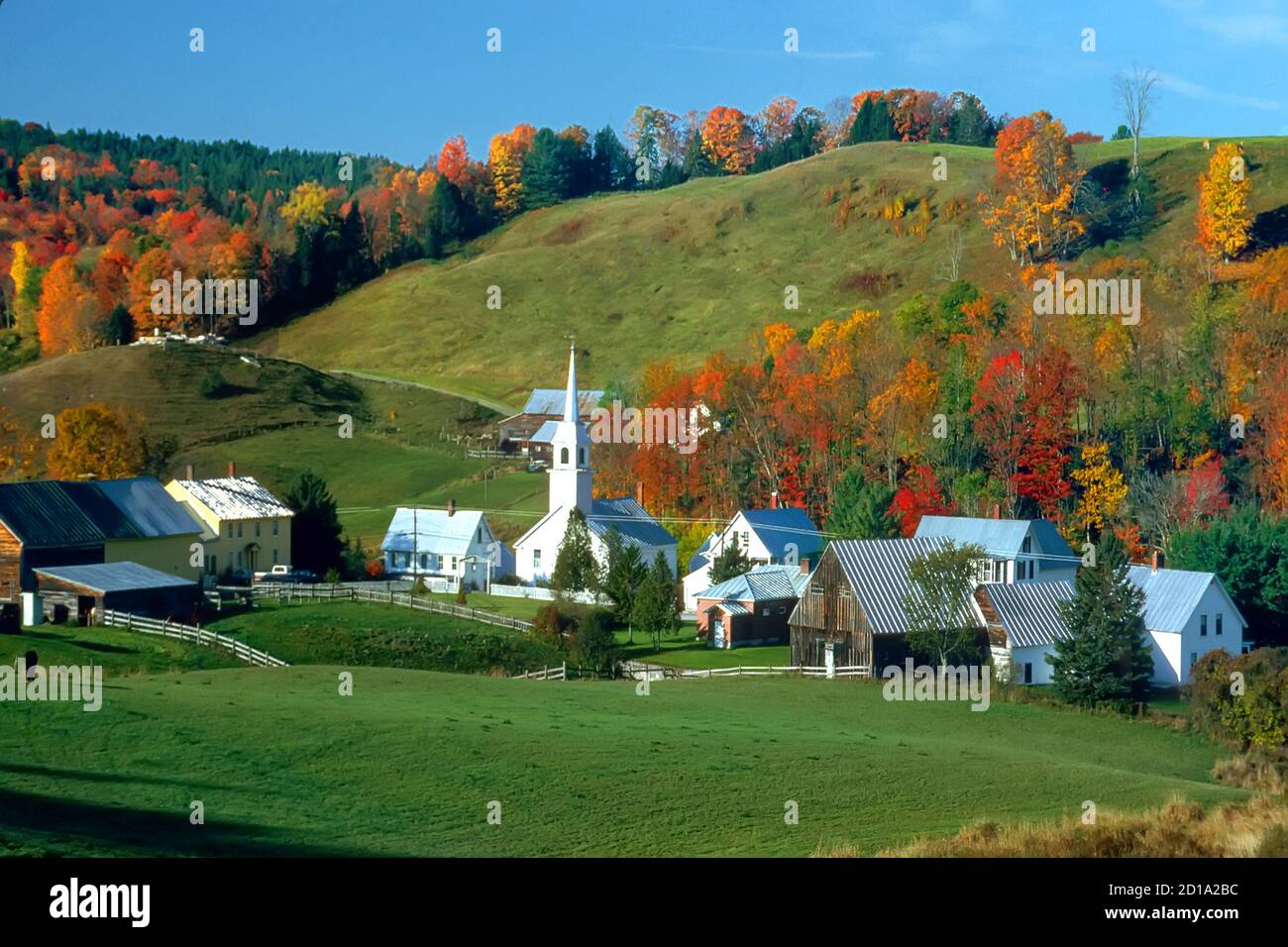 East Corinth Vermont during fall autumn colors Stock Photo Alamy