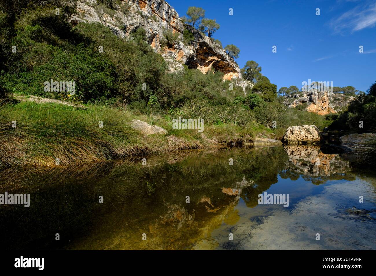 Cala Pi, Municipality of Llucmajor, Mallorca, balearic islands, spain, europe Stock Photo