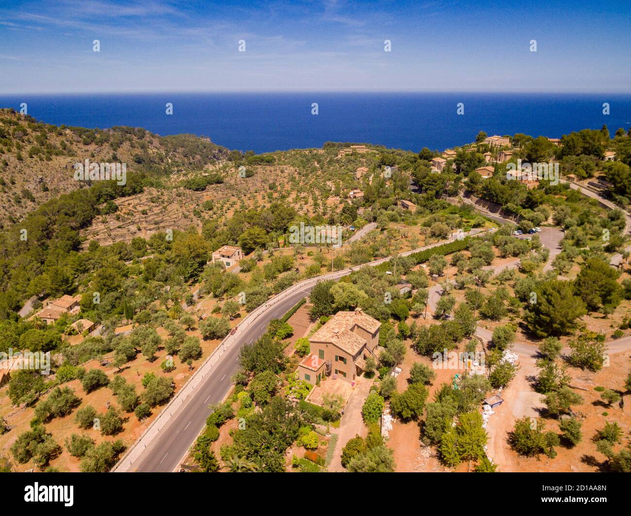 casa de Robert Graves, Ca N’Alluny, Fundació Robert Graves, Deià, Mallorca, balearic islands, spain, europe Stock Photo