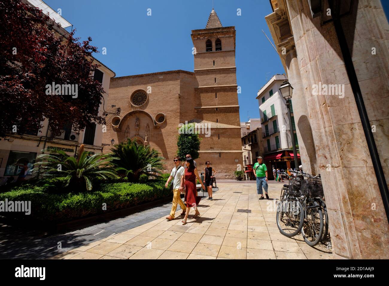 Iglesia de San Miguel, estilo gotico, Palma, ,Mallorca, balearic islands, Spain Stock Photo