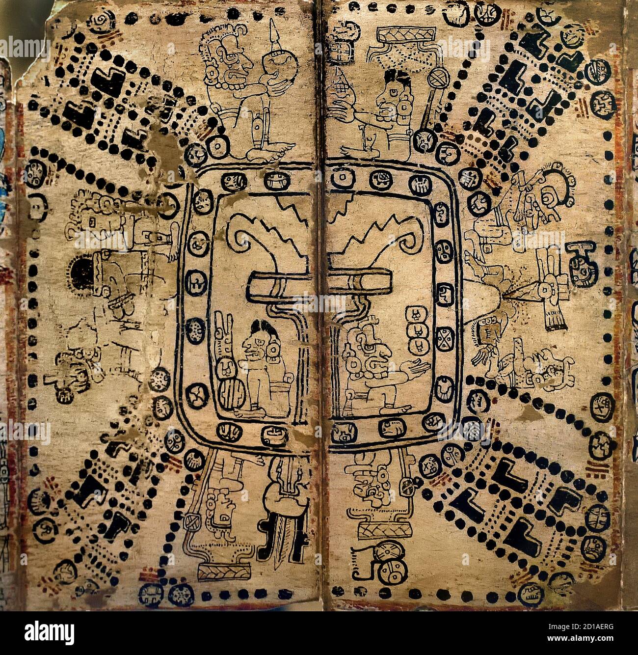 Codex tro cortesianus maya hi-res stock photography and images - Alamy