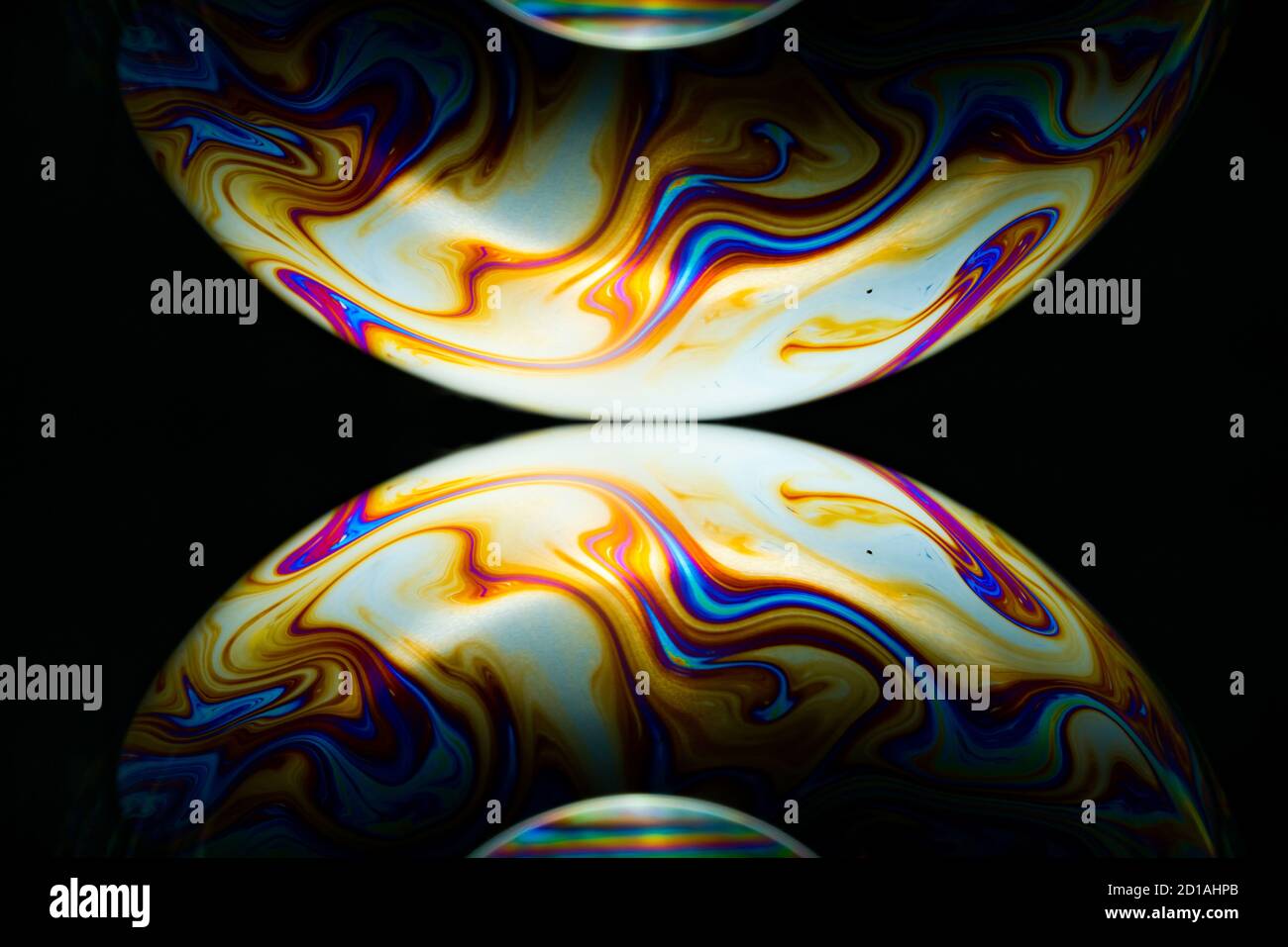 Soap bubble - defocused colorful abstract background Stock Photo