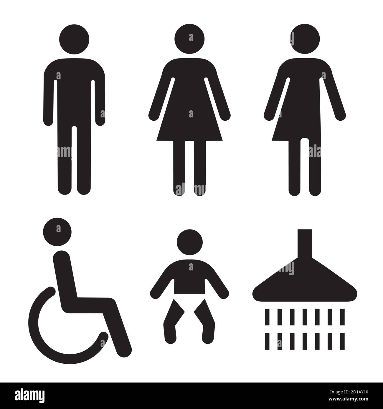 Baby change facilities Stock Vector Images Alamy