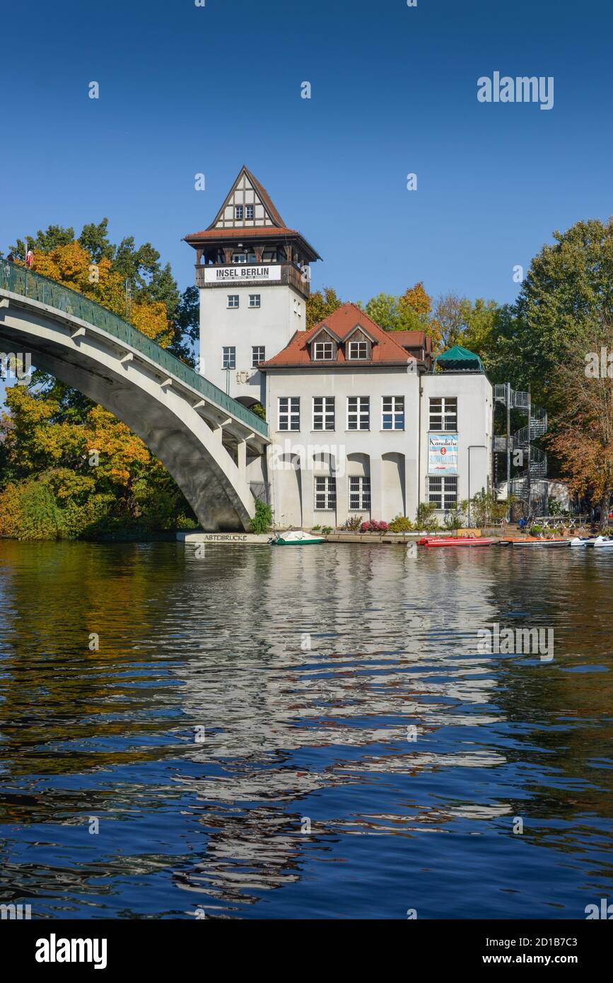 Island of the youth, Treptow, Berlin, Germany, Insel der Jugend, Deutschland Stock Photo