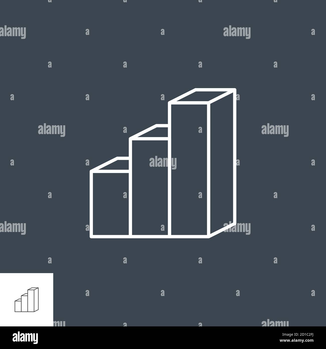 Bar Chart Related Vector Line Icon Stock Vector Image & Art - Alamy