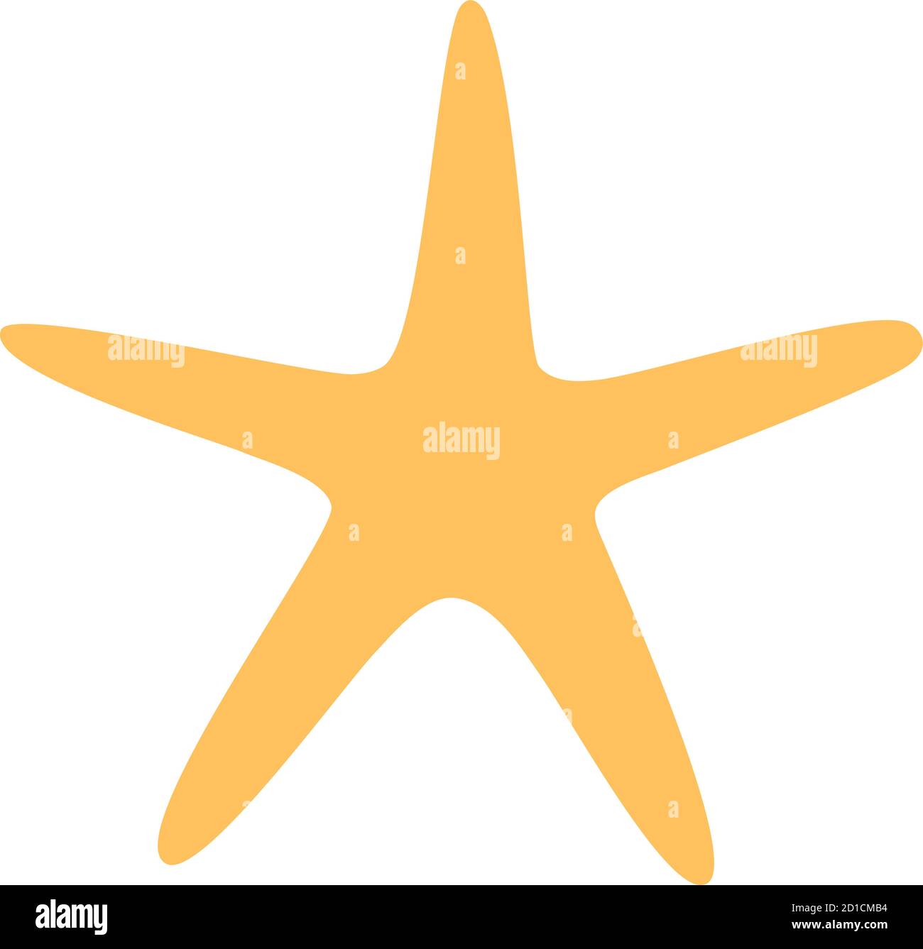 Seastar flat style icon vector design Stock Vector Image & Art - Alamy