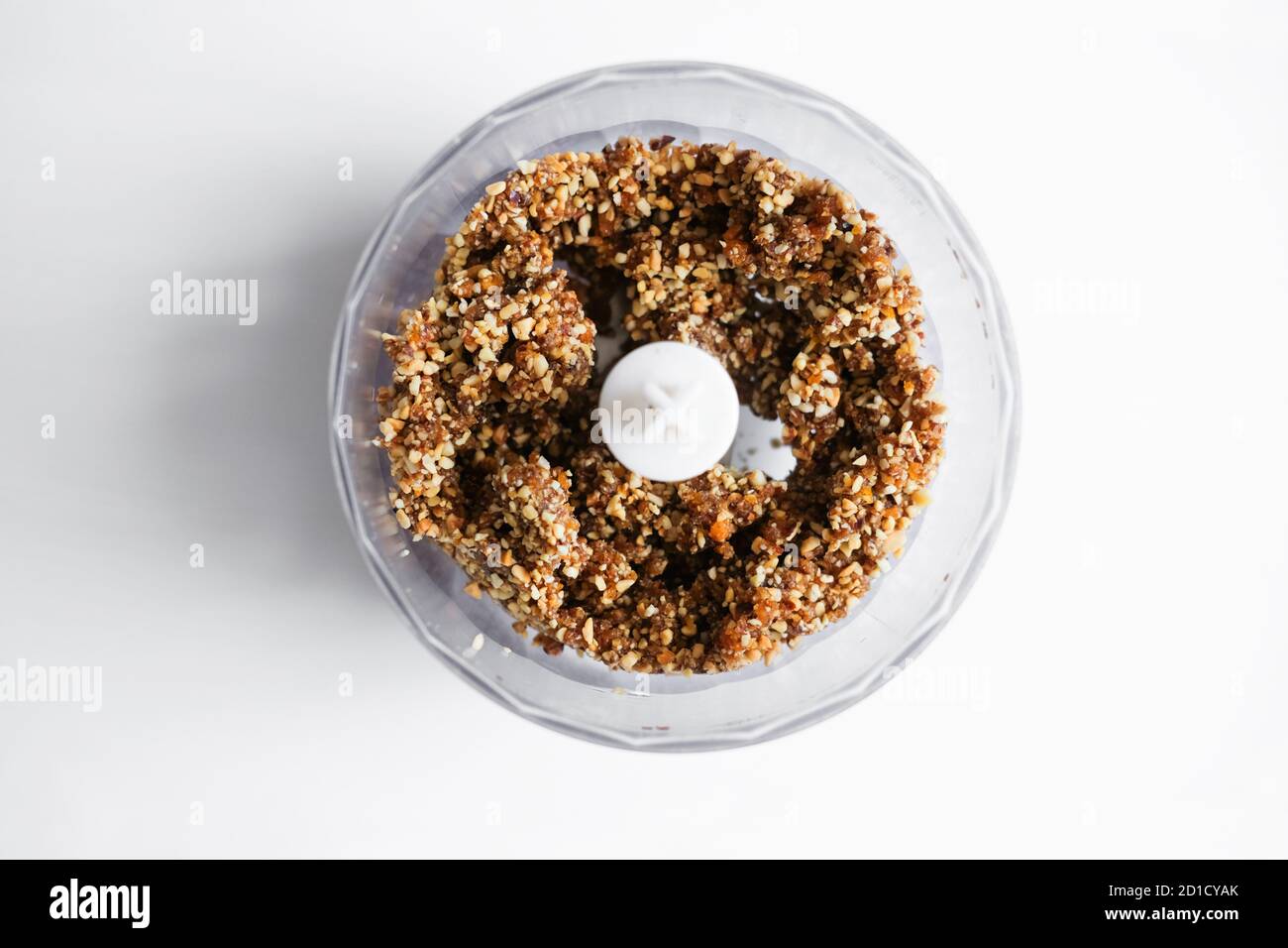 step by step visual instruction how to make energy balls. step 1