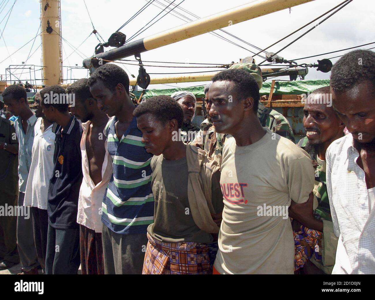 Somali Pirates Captured By Naval Forces