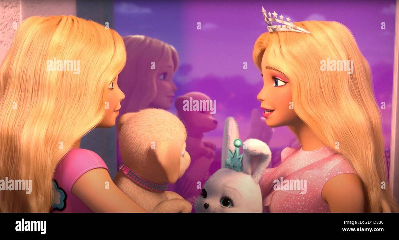 BARBIE PRINCESS ADVENTURE, from left: Barbie, Amelia, 2020. © Mattel /  Courtesy Everett Collection Stock Photo - Alamy