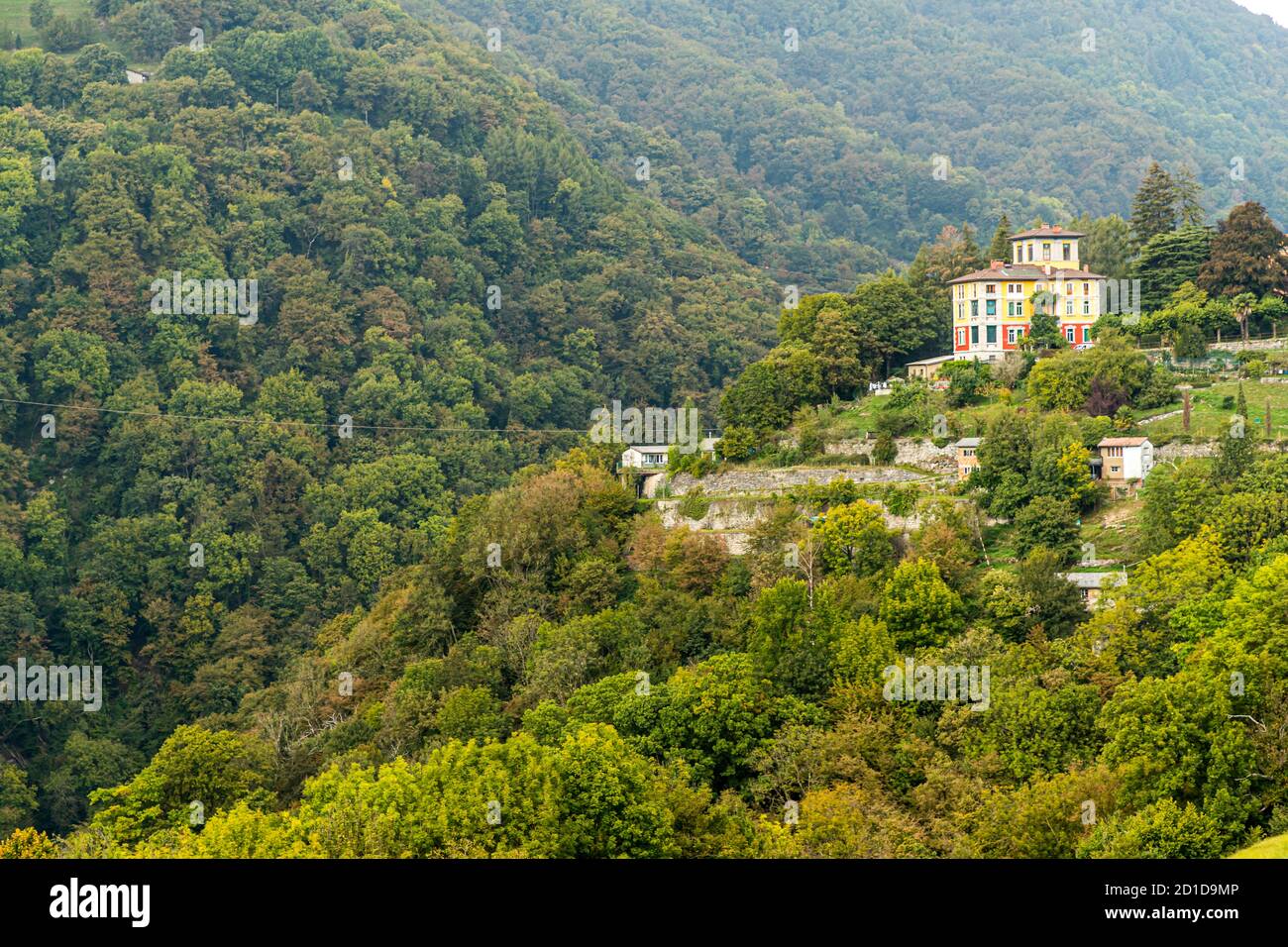 Impressions in the Ticino Muggio Valley, Breggia, Switzerland Stock Photo