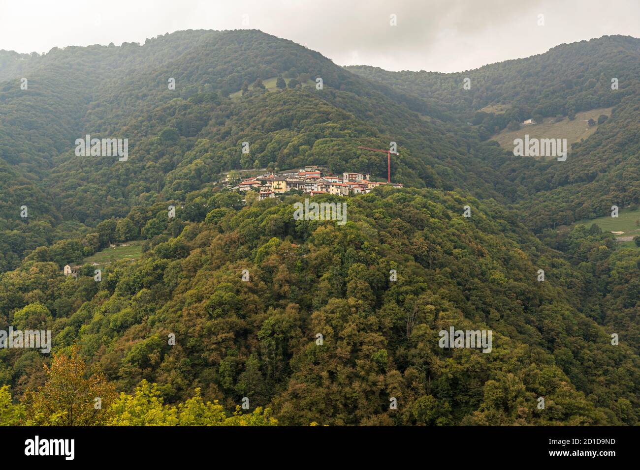 Impressions in the Ticino Muggio Valley, Breggia, Switzerland Stock Photo