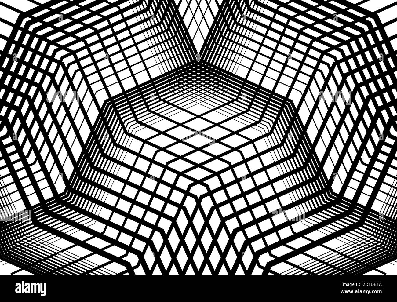 Geometric structure angular, angled lines, stripes grid, mesh and ...