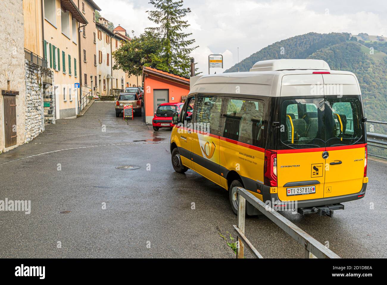 Impressions in the Ticino Muggio Valley, Breggia, Switzerland Stock Photo