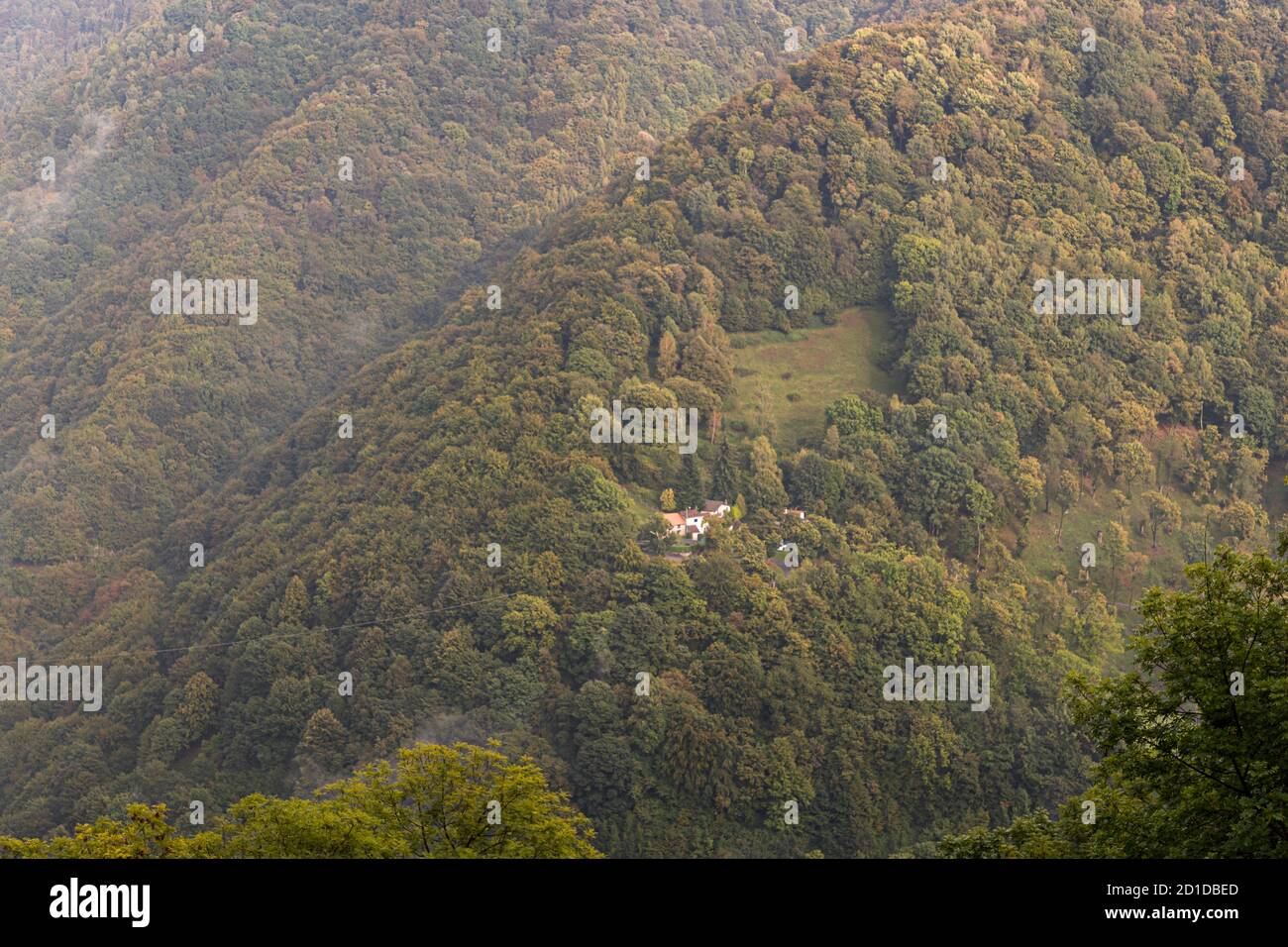 Impressions in the Ticino Muggio Valley, Breggia, Switzerland Stock Photo