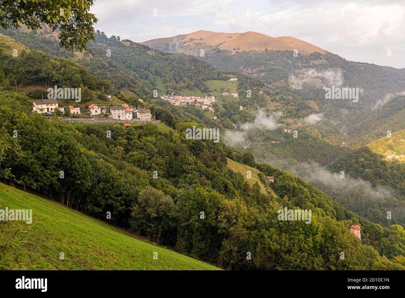 Impressions in the Ticino Muggio Valley, Breggia, Switzerland Stock Photo