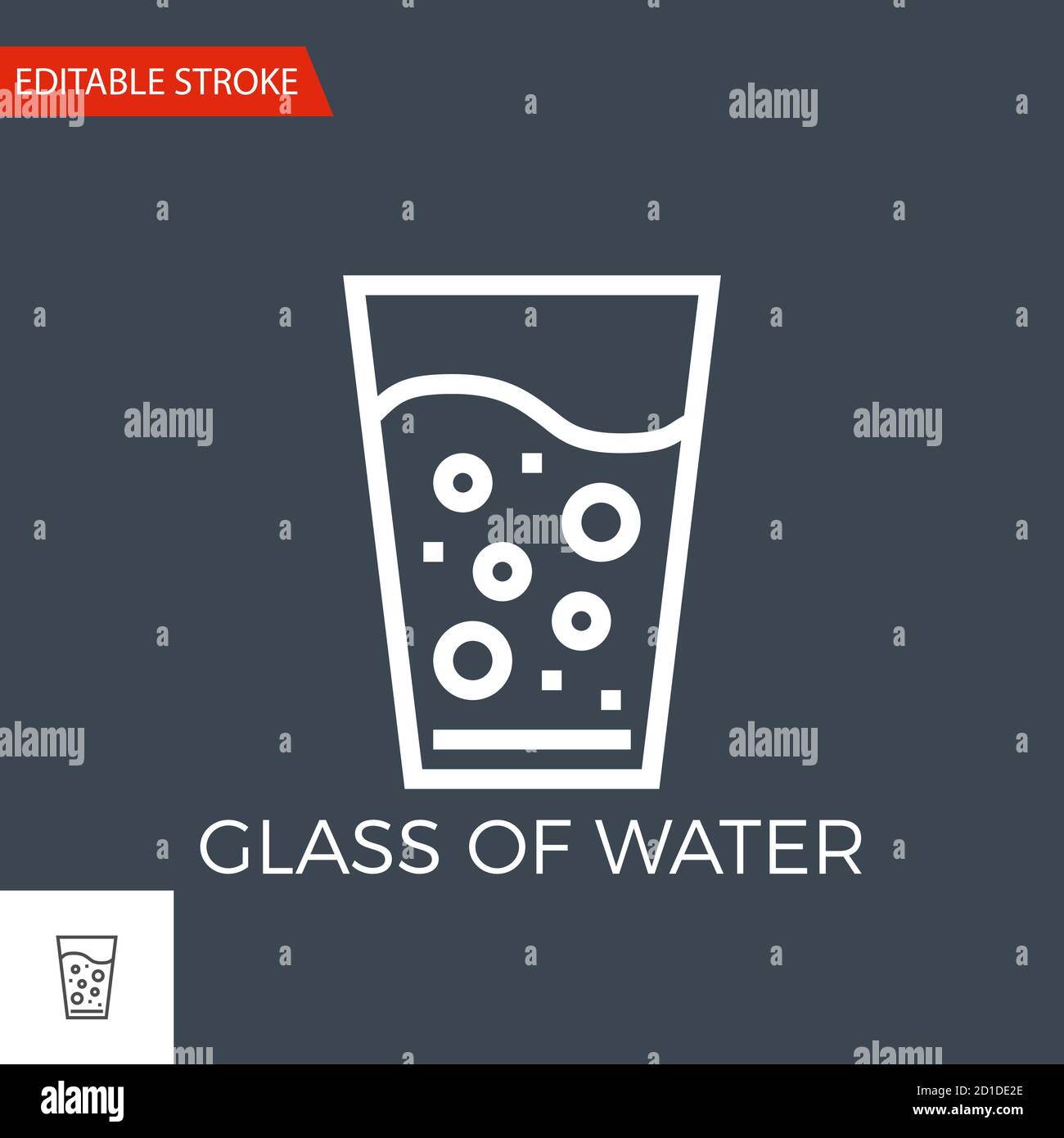 Glass drink icon illustration Stock Vector Images - Alamy