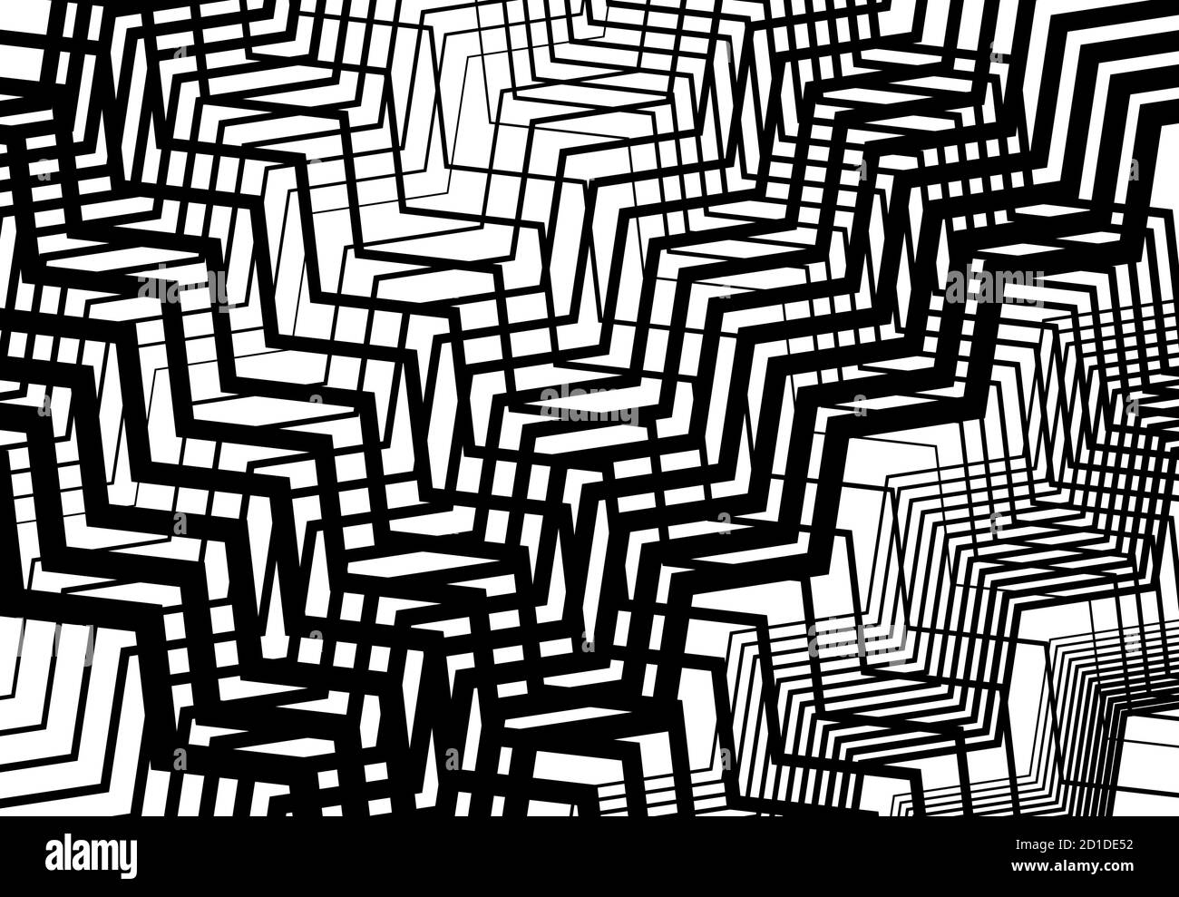 Geometric structure angular, angled lines, stripes grid, mesh and ...