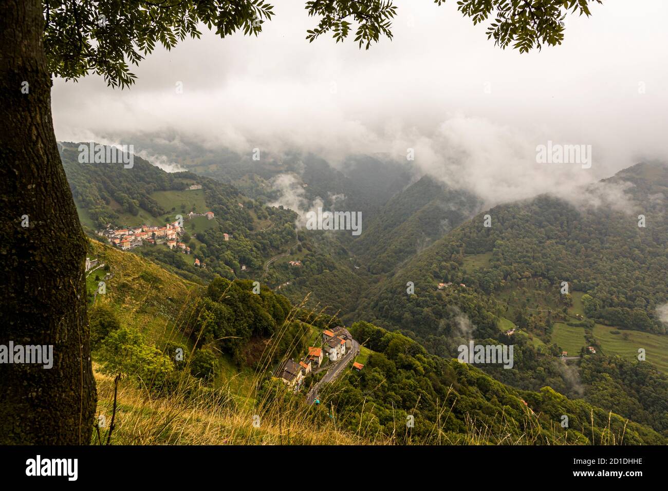 Impressions in the Ticino Muggio Valley, Breggia, Switzerland Stock Photo