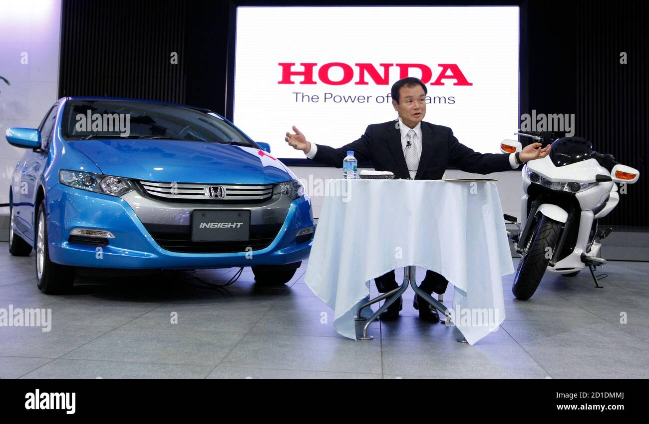 Honda Insight Hybrid Car High Resolution Stock Photography and 