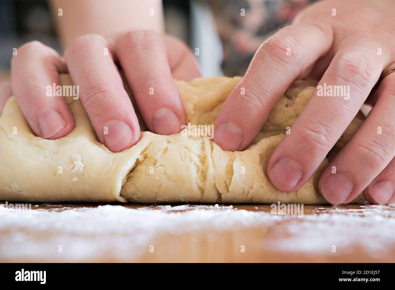 step by step visual instruction, how to prepare quiche tart dough