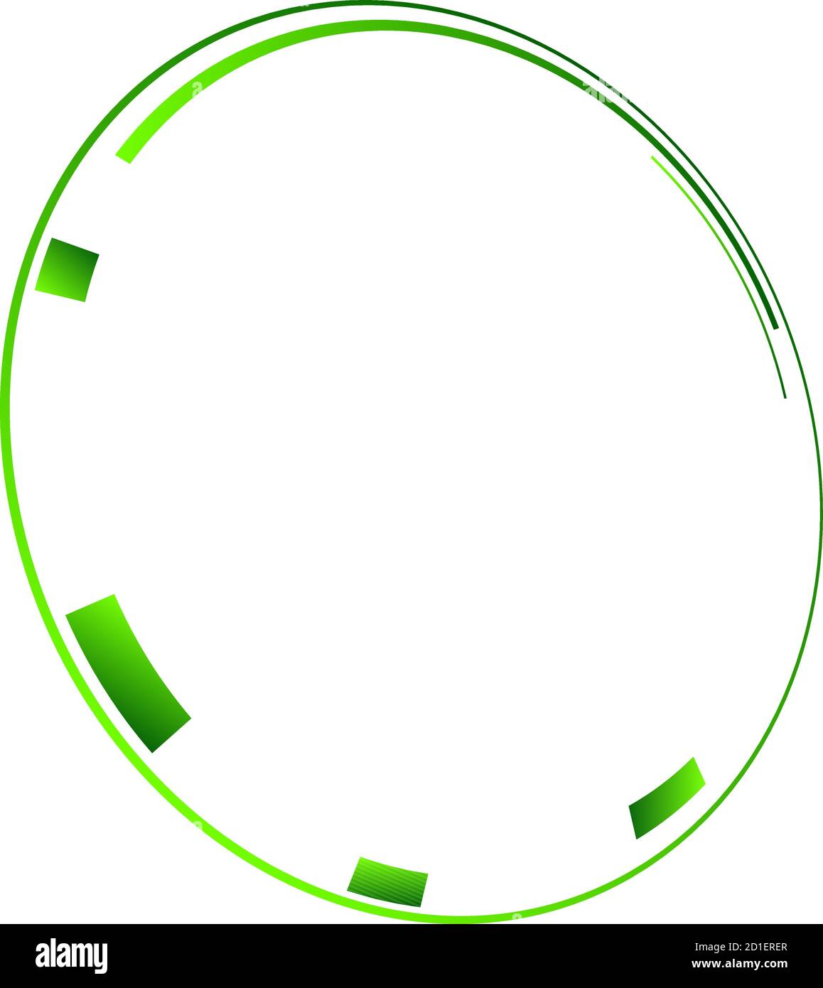 Sci-fi concentric, geometric ring, circle UI, GUI design element Vector ...