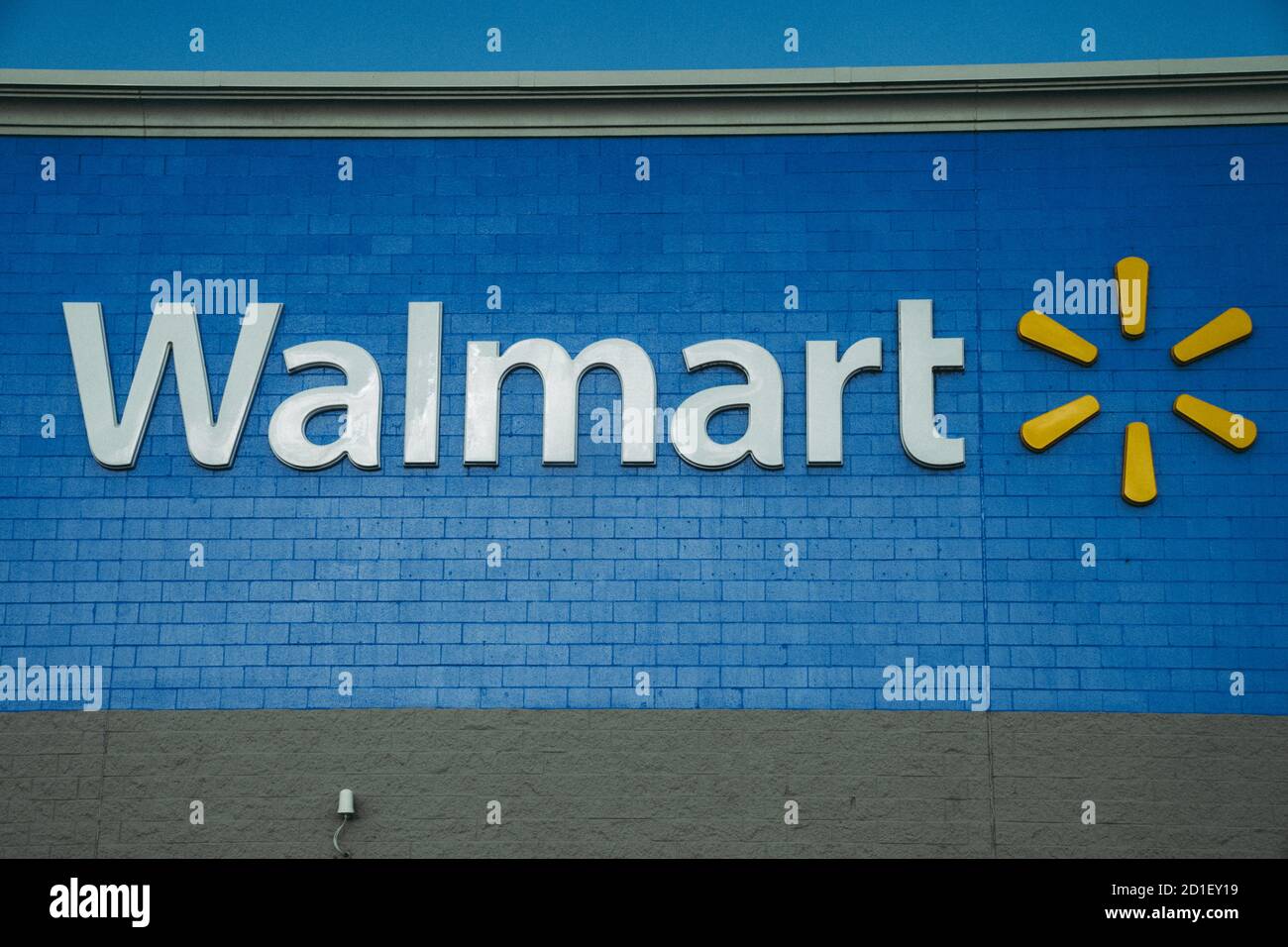 Idaho Falls, Idaho September 22, 2020 Close up of the Walmart Logo