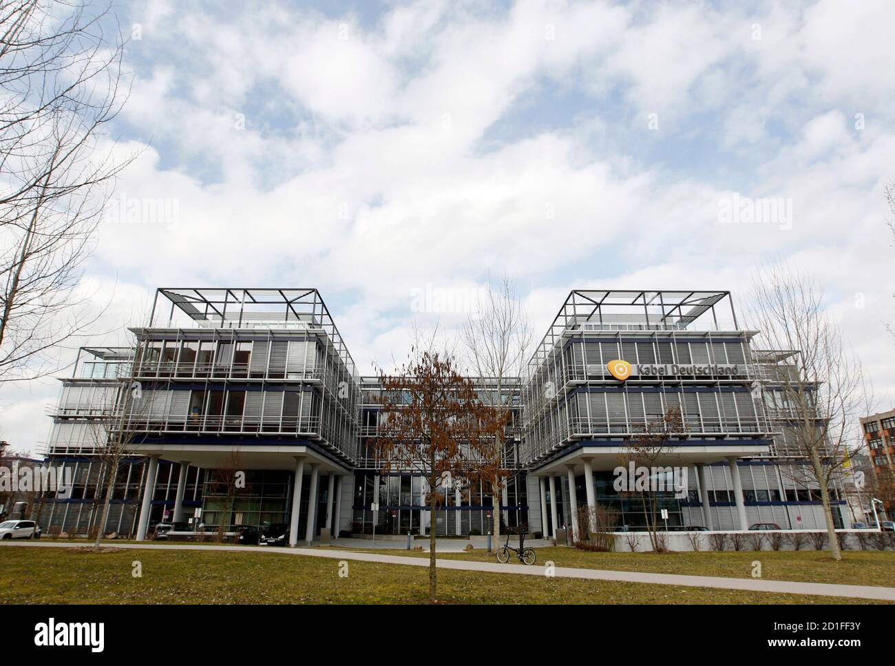 The headquarters of German cable television group Kabel Deutschland is  pictured in Unterfoehring north of Munich March 22, 2010. Shares in cable  television company Kabel Deutschland languished on their debut in Europe's