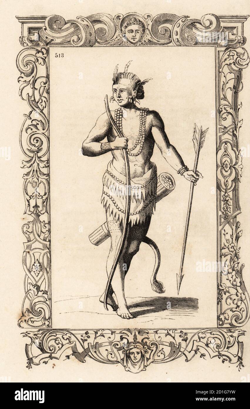 Weroan or great lorde of virginia hires stock photography and images