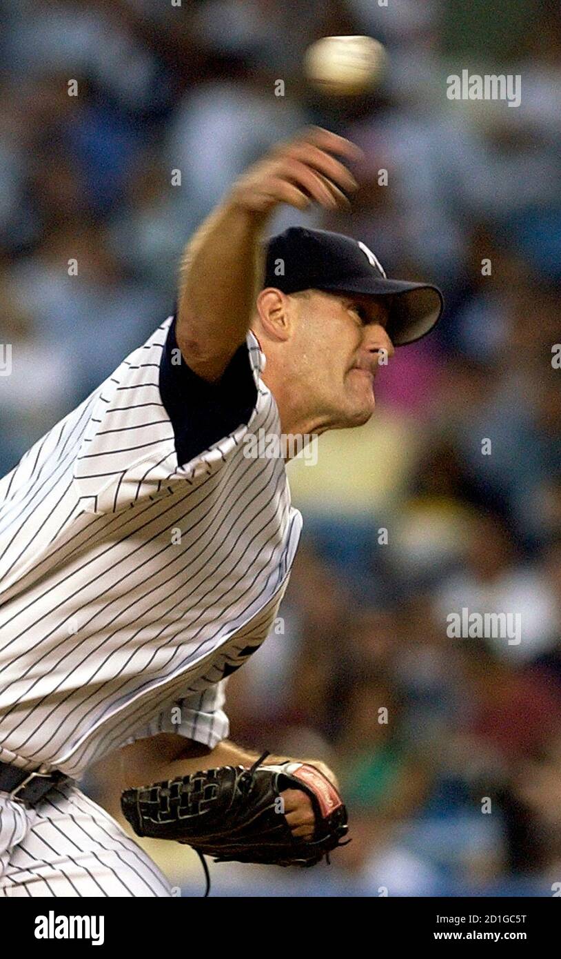 York Yankees pitcher Aaron Small throws 
