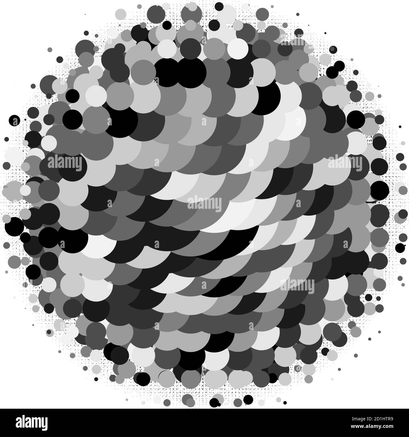 Halftone (half-tone) element. Dots, circles, speckles and freckles vector  illustration. Stipple-stippling design Stock Vector Image & Art - Alamy