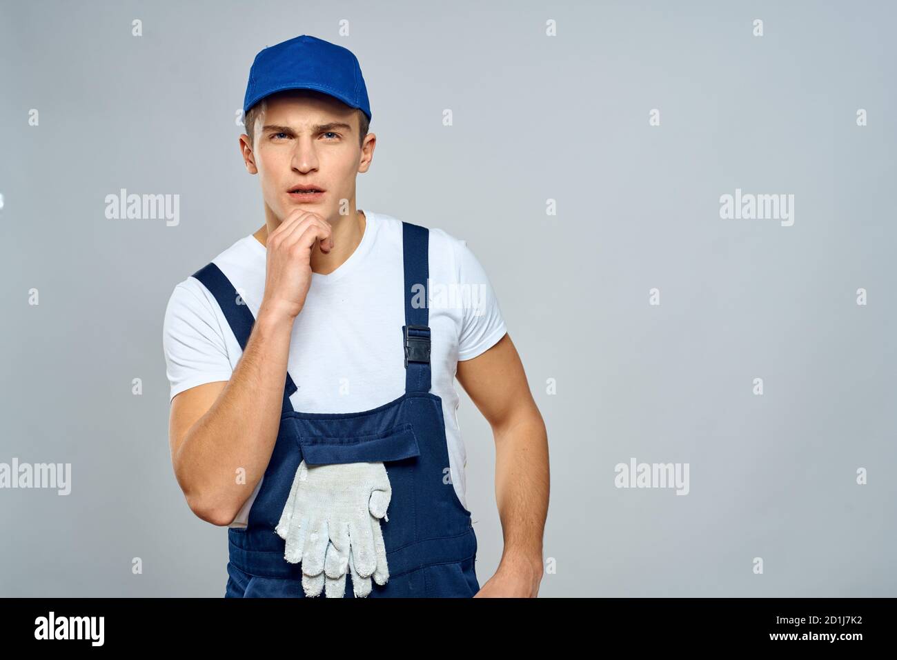 Service Man Images working man in uniform service lifestyle delivery service light ...