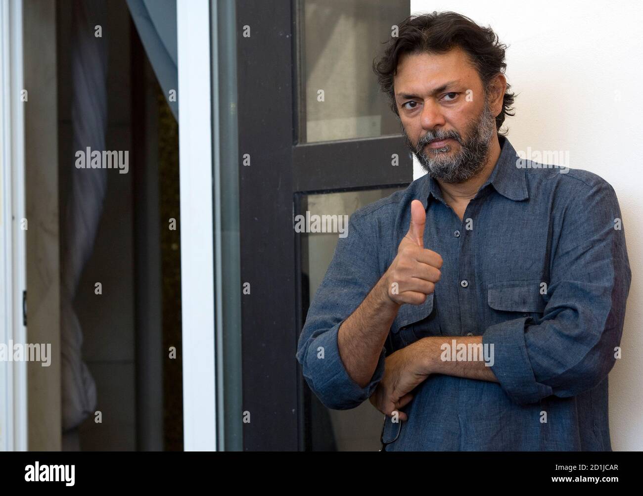 Director Rakeysh Omprakash Mehra attends the ''Delhi-6' ' photocall at the Palazzo del Casino during the 66th Venice Film Festival September 9, 2009.  REUTERS/Alessandro Bianchi   (ITALY ENTERTAINMENT) Stock Photo