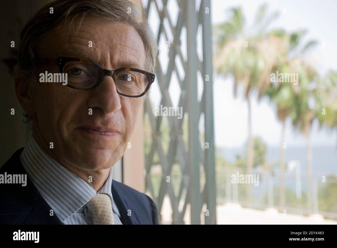 French Ambassador to Senegal Jean-Christophe Rufin is pictured inside his  office in Dakar June 23, 2008. Former humanitarian and novelist, he has  recently been elected member of the French Academy. Picture taken