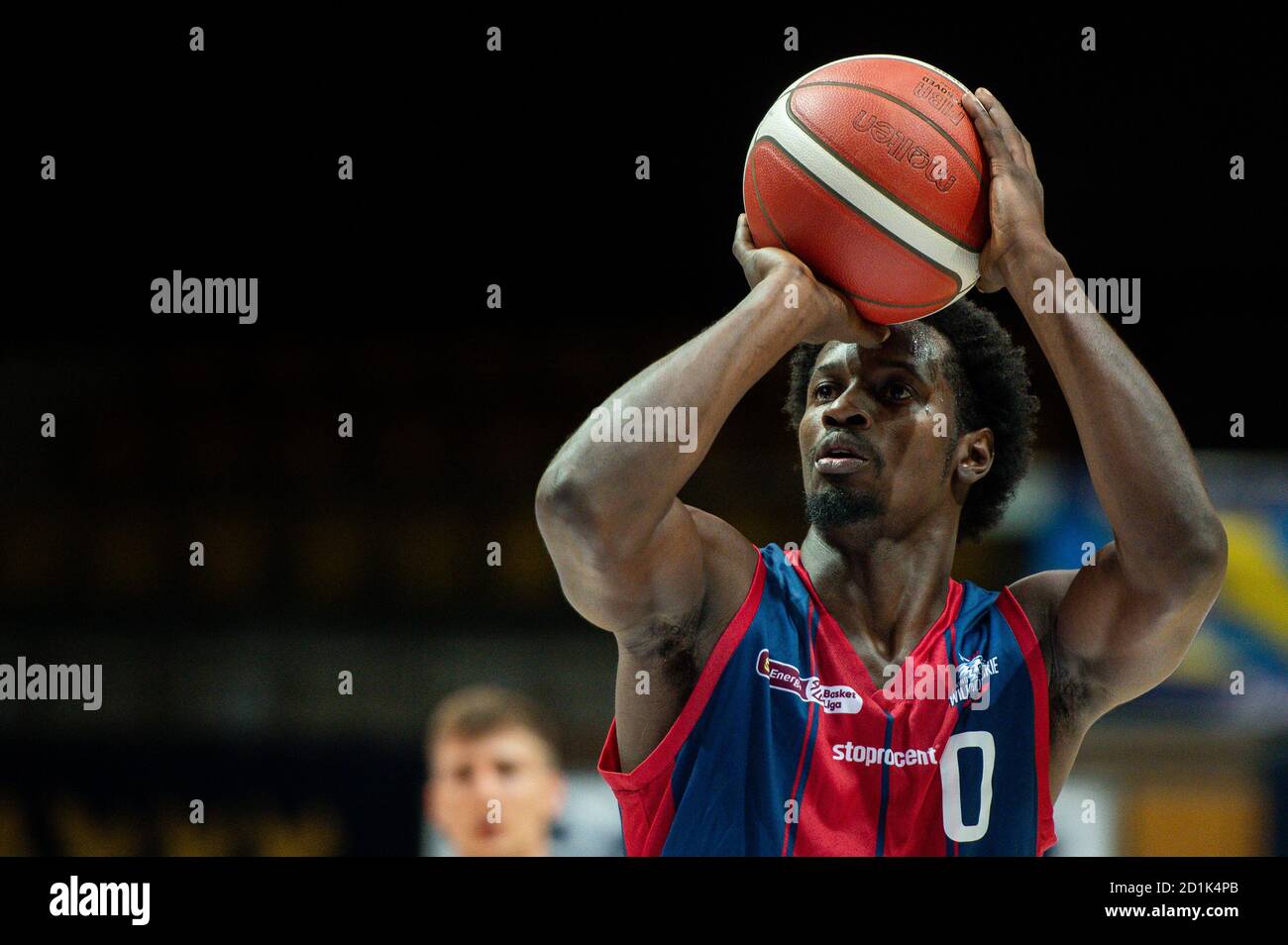 Gdynia, Poland. 05th Oct, 2020. Thomas Davis of King seen in action during  the Energa Basket League match between Asseco Arka Gdynia and King  Szczecin.(Final score; Asseco Arka Gdynia 95:74 King Szczecin)