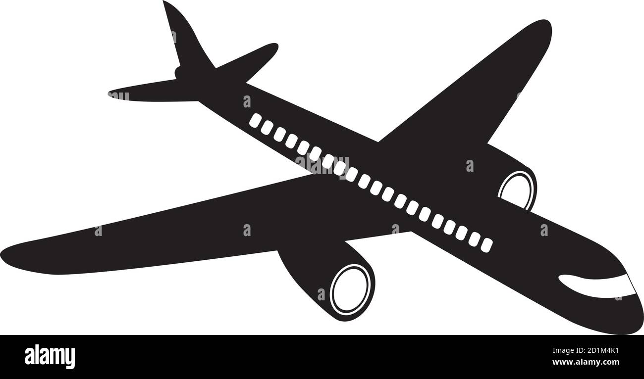 Airplane Silhouette Vector Stock Vector Image And Art Alamy
