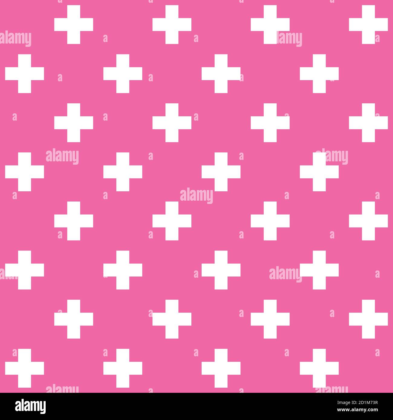 Cross Plus Sign Geometric Seamlessly Repeatable Pattern Background