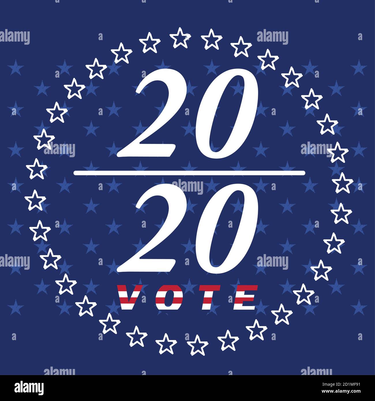 USA election day poster. Vote 2020 - Vector illustration Stock Vector ...