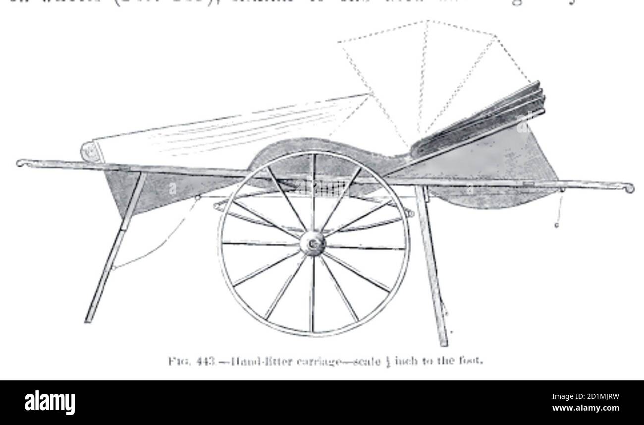 Hand litter carriage hires stock photography and images Alamy