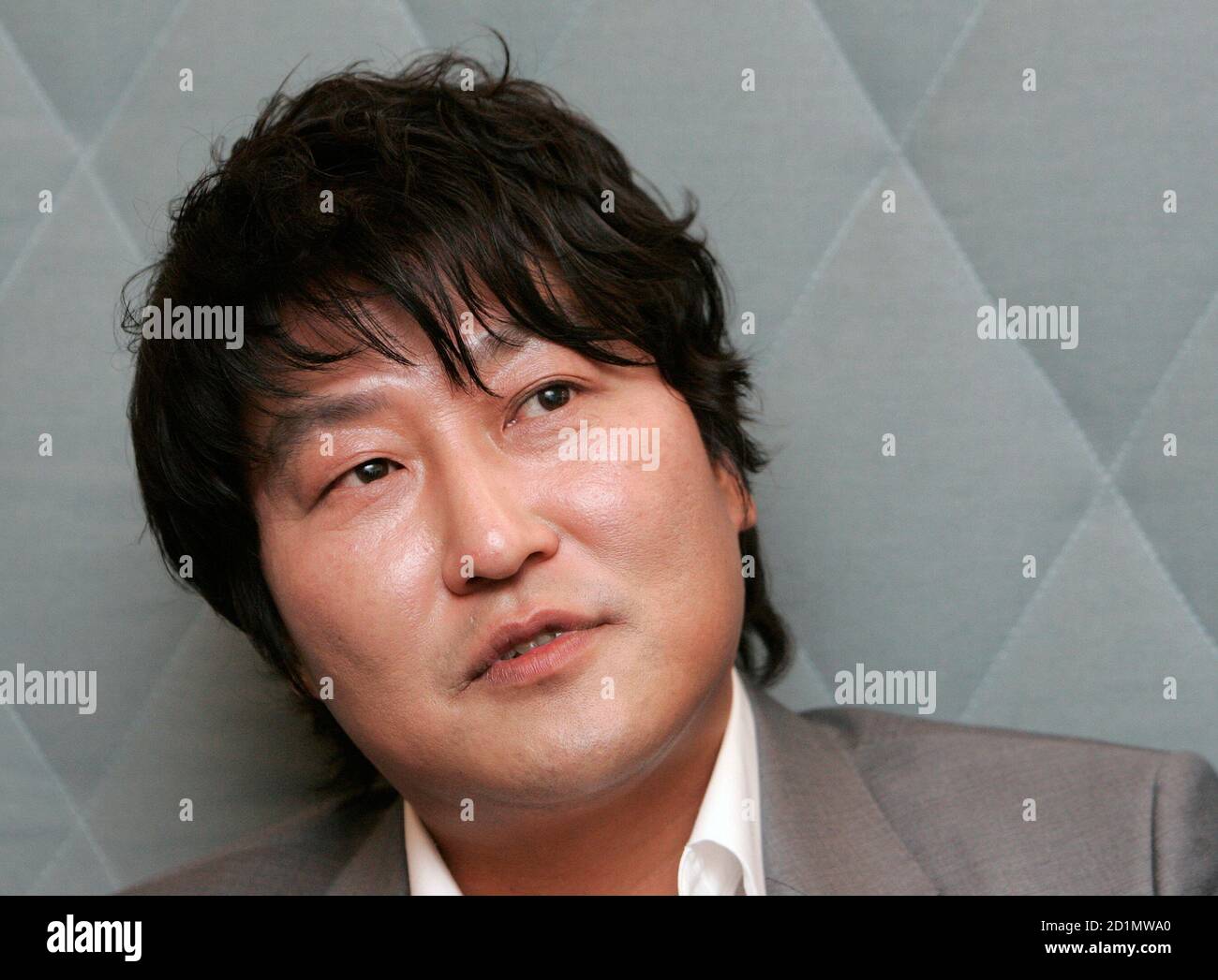 South Korean Movie Actor Song Kang Ho Speaks During An Interview With Reuters Regarding His New Movie Thirst One Of The 62nd Cannes Film Festival Nominees In Seoul May 4 09 One Of South Korean Movie Actor Song Kang Ho Speaks During An Interview With Reuters Regarding His New Movie Thirst One Of The 62nd Cannes Film Festival Nominees In Seoul May 4 09 One Of