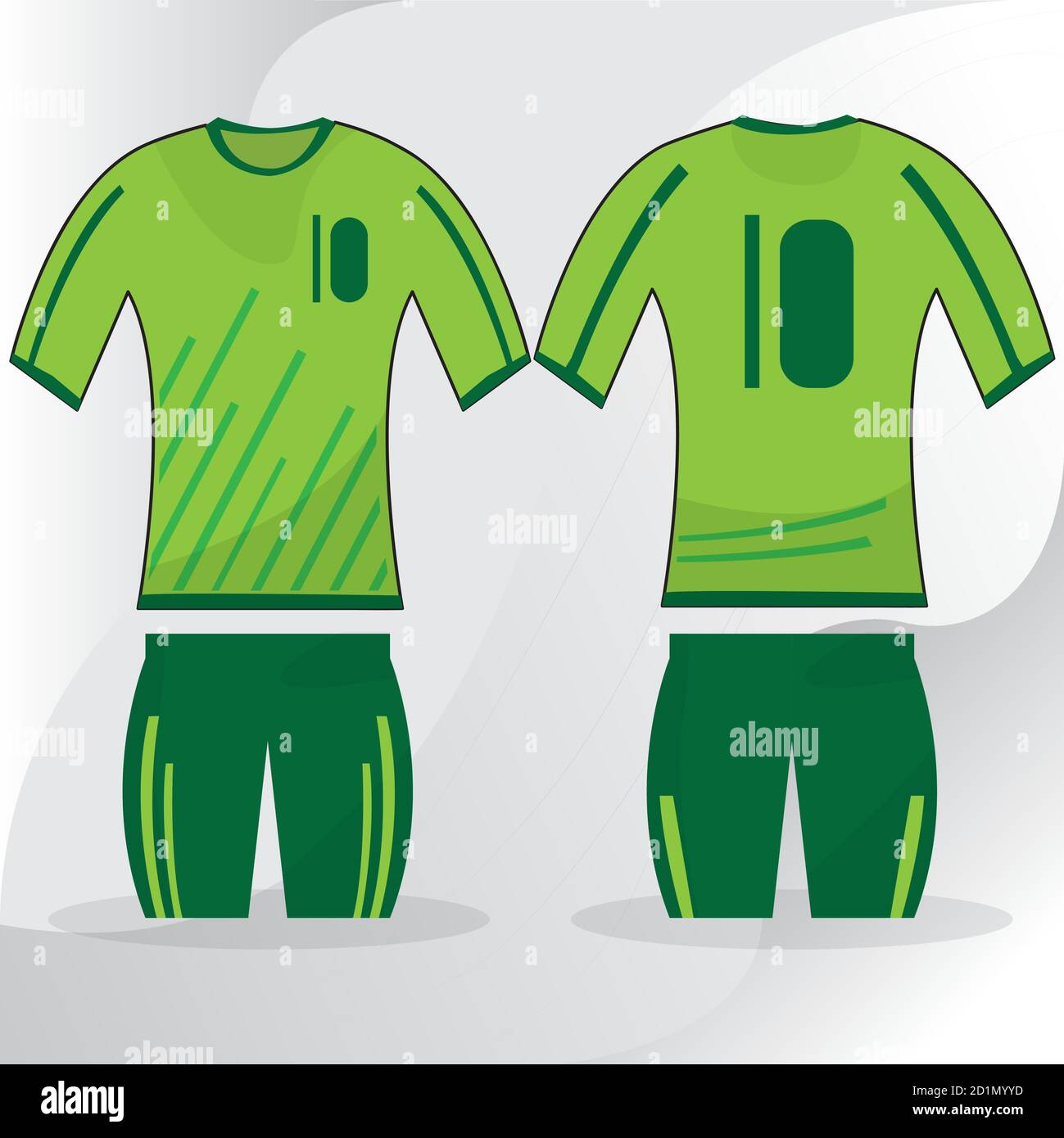 Blank soccer shirt , jersey template for football kit. Vector illustration  Stock Vector Image & Art - Alamy