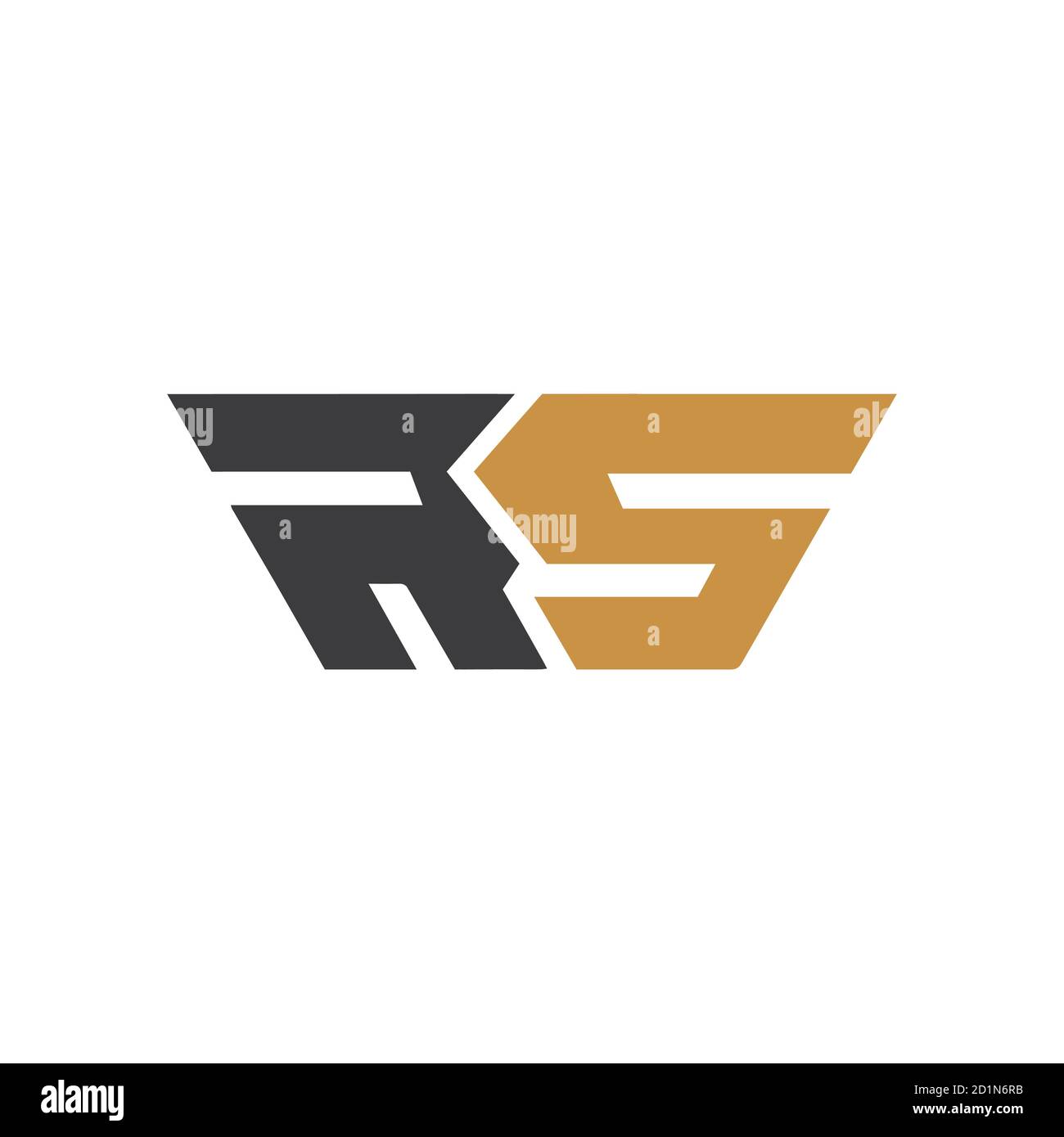 Initial letter rs logo or sr logo vector design template Stock Vector ...