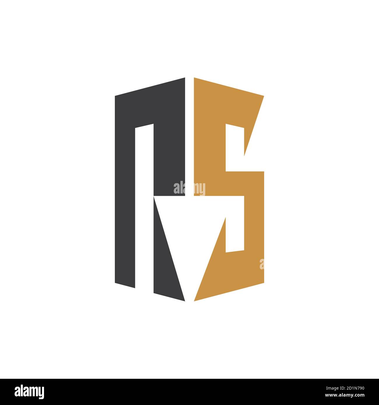 Initial letter rs logo or sr logo vector design template Stock Vector ...