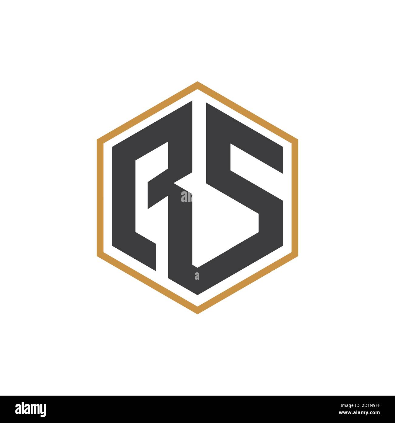 Initial letter rs logo or sr logo vector design template Stock Vector