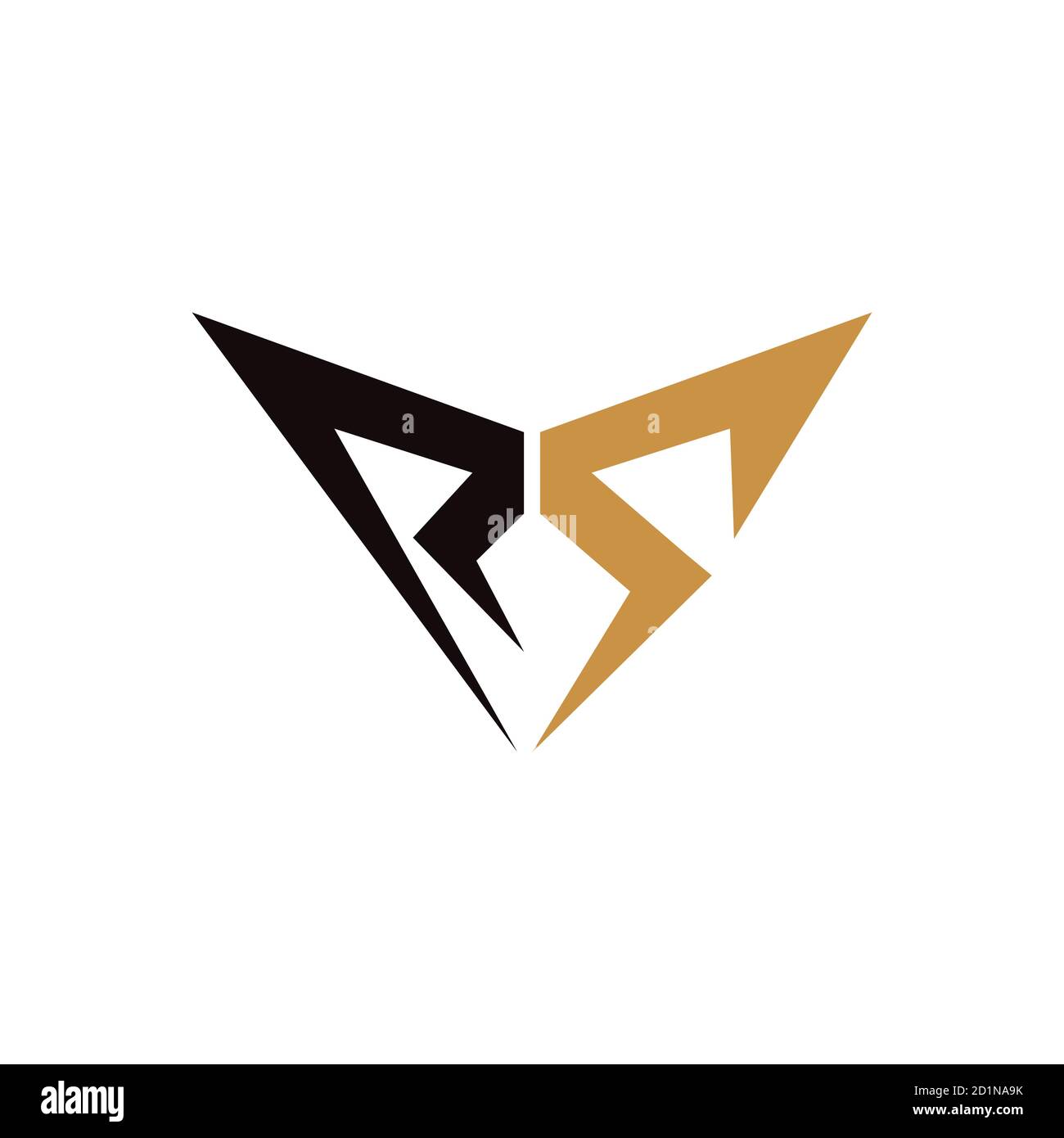 Initial letter rs logo or sr logo vector design template Stock Vector ...