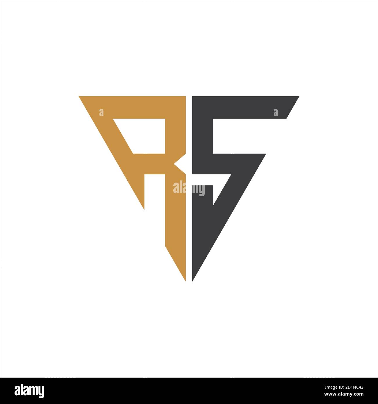 Initial letter rs logo or sr logo vector design template Stock Vector ...