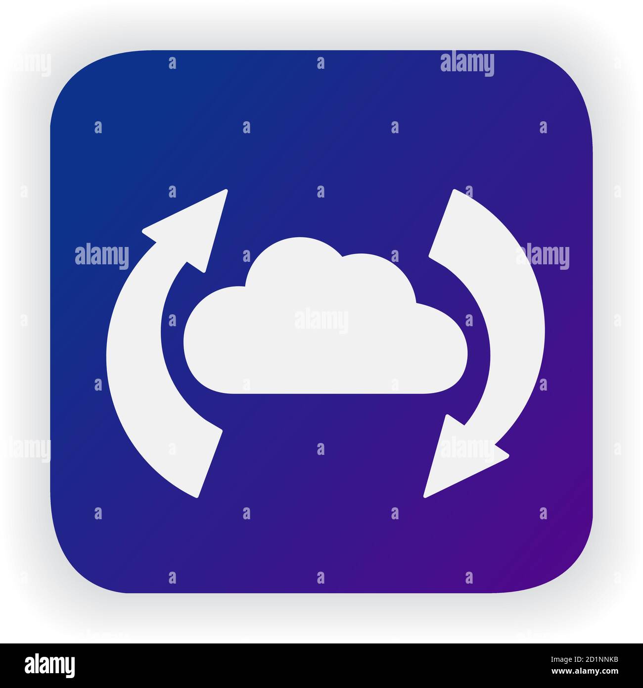 Cloud storage update.Upload icon.Load symbol. Share sign Stock Vector ...