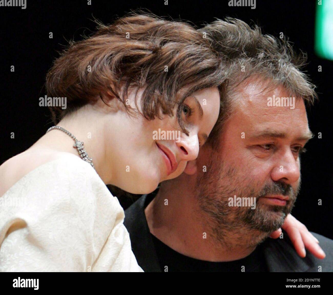 French Film Director Luc Besson R And Danish Actress Rie Rasmussen Pose For Photographers In Tokyo May 8 06 Besson And Rasmussen Met With Japanese Reporters At A News Conference Prior To French Film Director Luc Besson R And Danish Actress Rie Rasmussen Pose For Photographers In Tokyo May 8 06 Besson And Rasmussen Met With Japanese Reporters At A News Conference Prior To